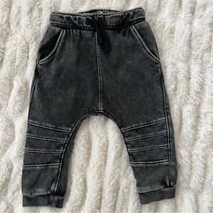 H&M Black Joggers (size 6-9M)
